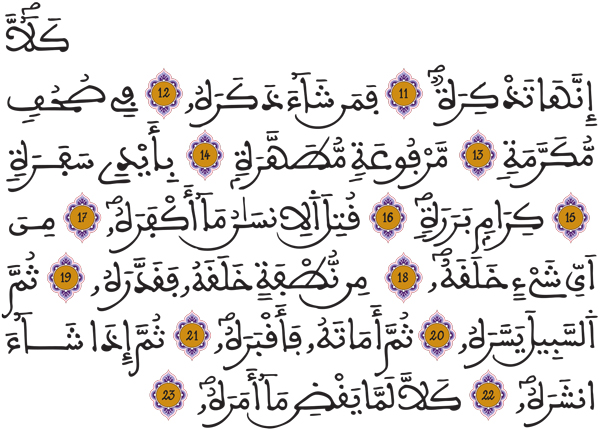 عبس 11 23