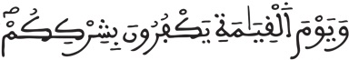 فاطر 14 2