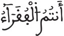 فاطر 15 6