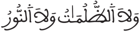 فاطر 20