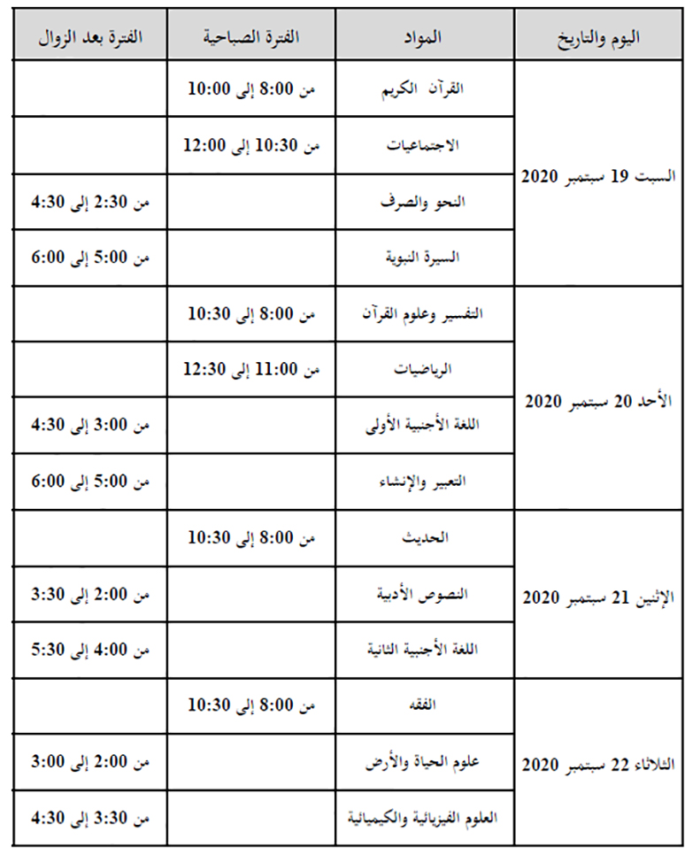 امتحانات شهادة التعليم الإعدادي العتيق امتحانات شهادة التعليم الإعدادي العتيق