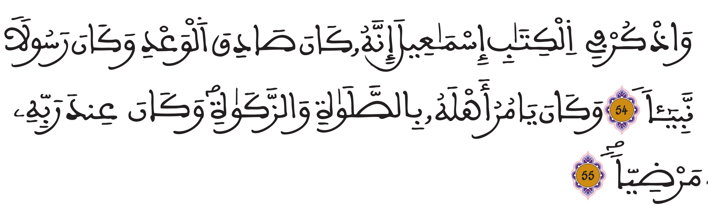 sorat maryam 55 54