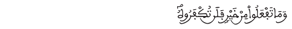 آل عمران الآية 115