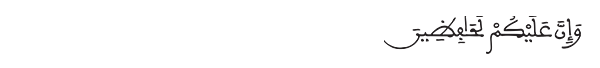 الانفطار الآية 10