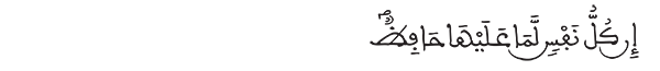 الطارق الآية 4