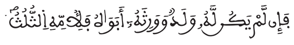 النساء الآية 11