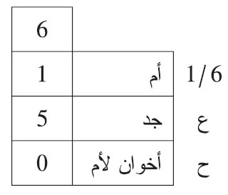 من مات عن أمه وأخوين لأم وجد