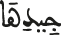 جيدها