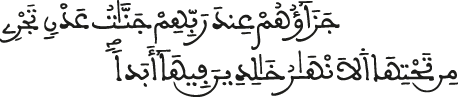 البينة جزء من الآية 8