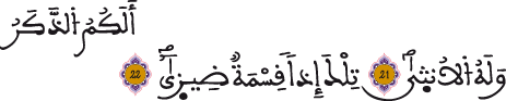 النجم 21-22