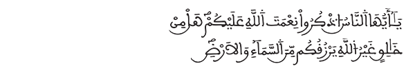 فاطر الآية 3 