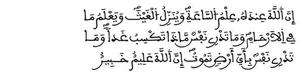 لقمان الآية 33