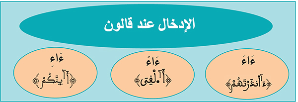 كيفية تطبيق الإدخال في الصور الثلاث للهمزتين في كلمة