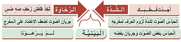 رَسْمٌ بَيَانِيٌّ لِلصِّفَاتِ الثَّلاَثِ