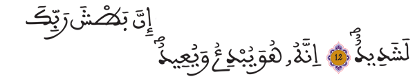 [البروج:12-13]