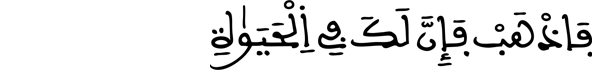 [طـه: 95]