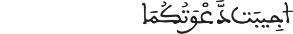[يونس: 89]
