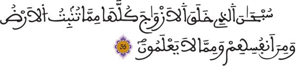  يس: 35