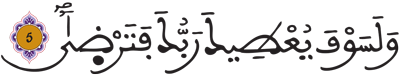 الضحى الآية 5