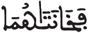 [التحريم الآيَةُ: 10]
