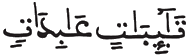  [التَّحْرِيمُ الآيَةُ 5]