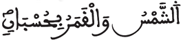 [الرَّحْمَنُ الآيَةُ 3]
