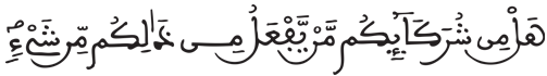 [الرُّومُ الآيَةُ 39]