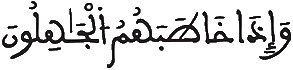  [الْفُرْقانُ الآيَةُ 63]