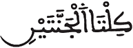 [الْكَهْفُ الآيَةُ 33]