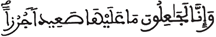 [الْكَهْفُ الآيَةُ 8] 