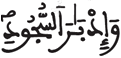  [قَ الآيَةُ 40] 
