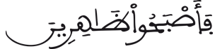 [الصَّفُّ الآيَةُ 14]