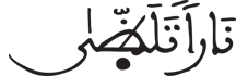 [اللَّيْلُ الآيَةُ 14]
