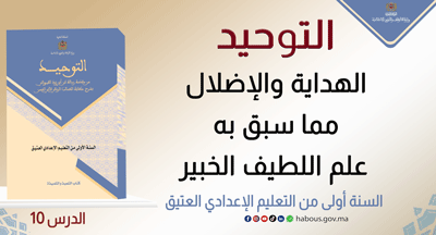 التوحيد: الهداية والإضلال مما سبق به علم اللطيف الخبير