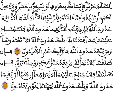 albakara al aya 227 228