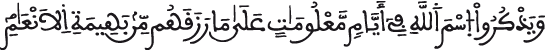 أحكام الأضحية سورة الحج الآية 26 alhaj al aya 26