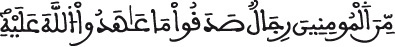 الأحزاب 23