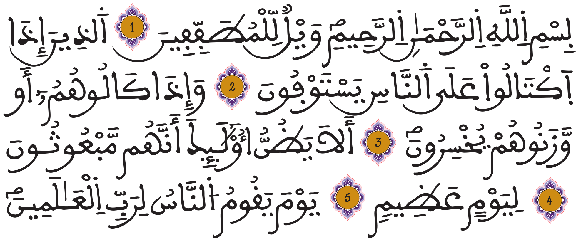 المطففين 1 6
