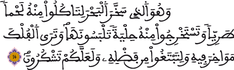 النحل 14