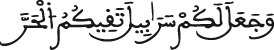 النحل 81 3