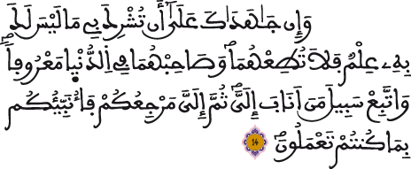 لقمان 13