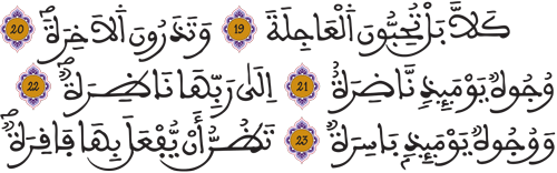 القيامة 19 24