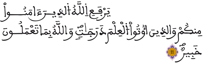 المجادلة 11 المجادلة 11