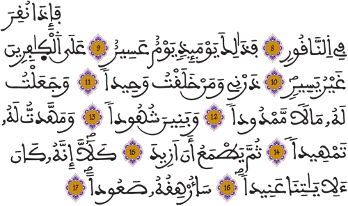المدثر 8 17