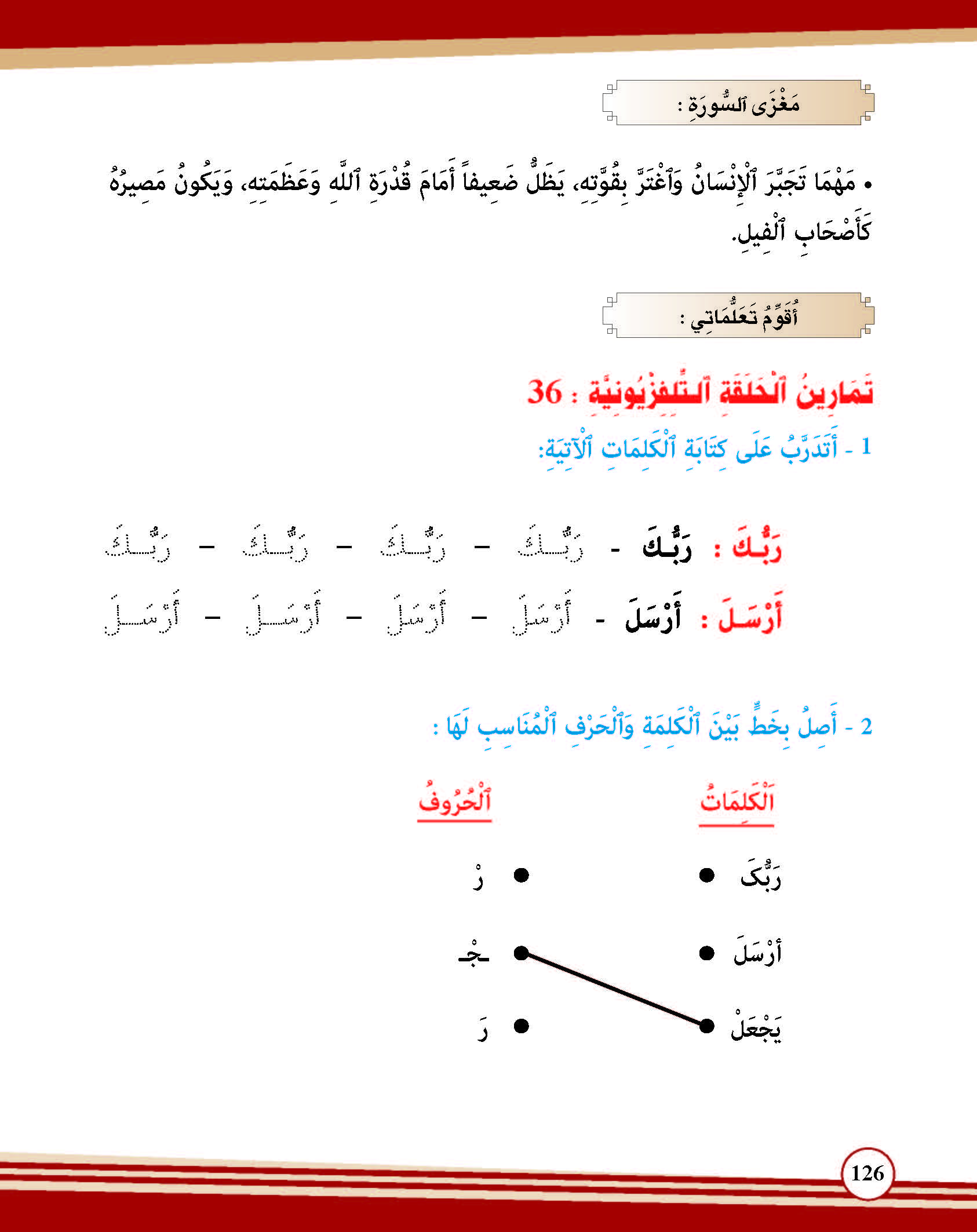 سورة الفيل- وآياتها: 5 