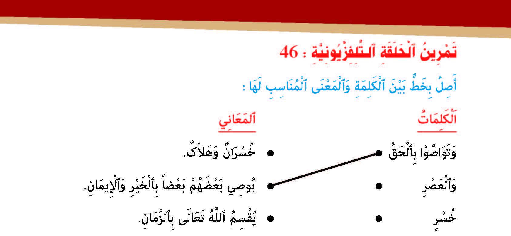 سورة العصر وآياتها: 3