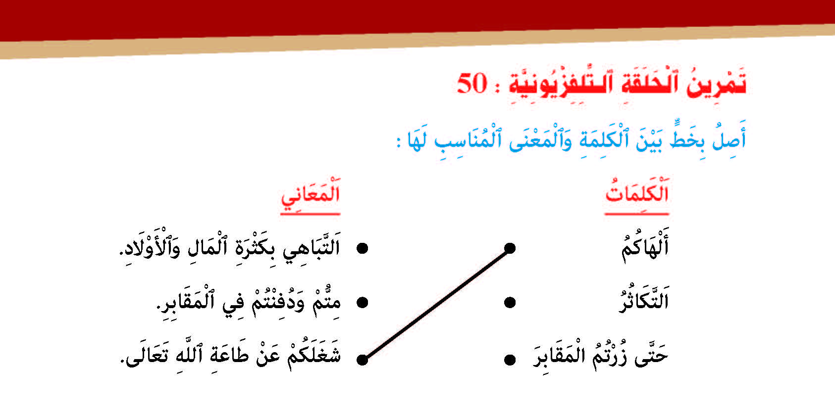 سورة التكاثر وآياتها: 8